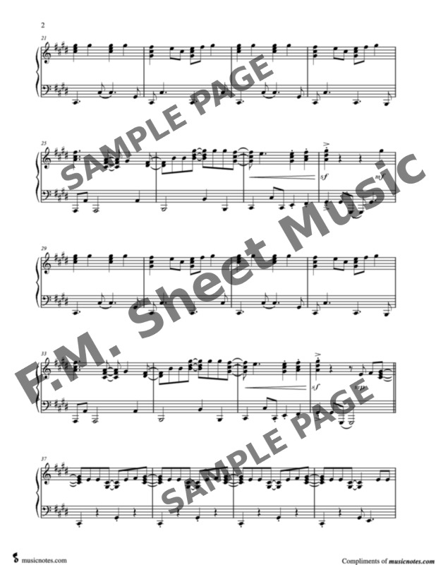 Bang! (Intermediate Piano) By AJR - F.M. Sheet Music - Pop Arrangements